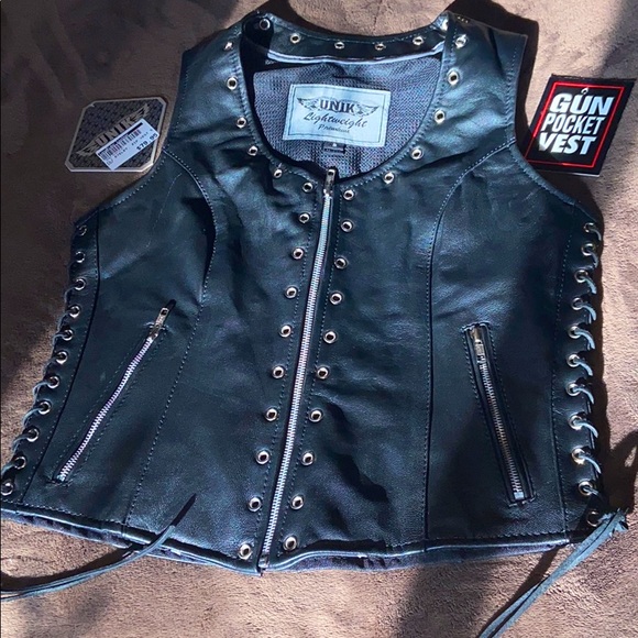 Unik Jackets & Blazers - NEW!! Premium Leather Motorcycle vest